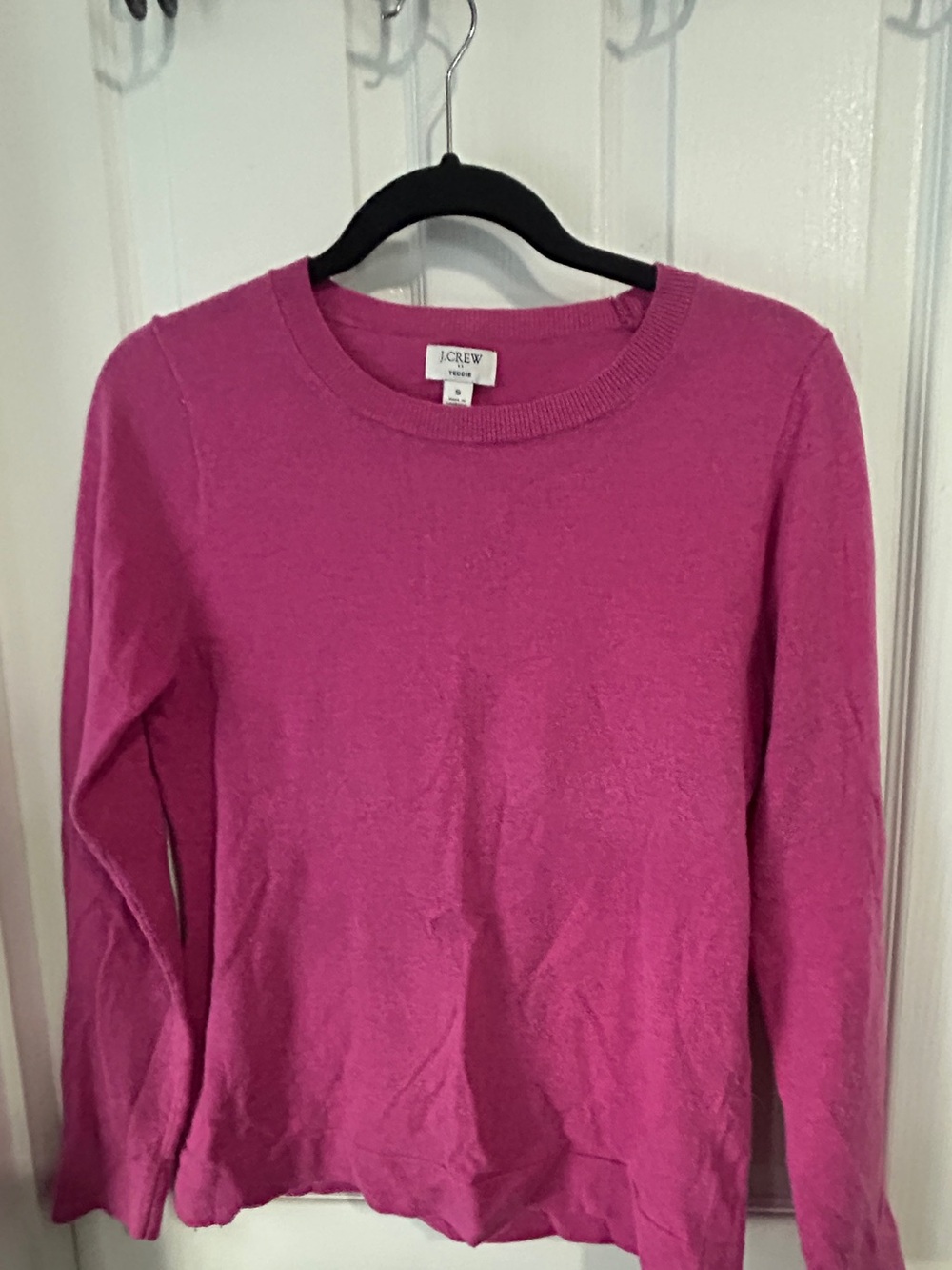 J. Crew Pink Crewneck Sweater